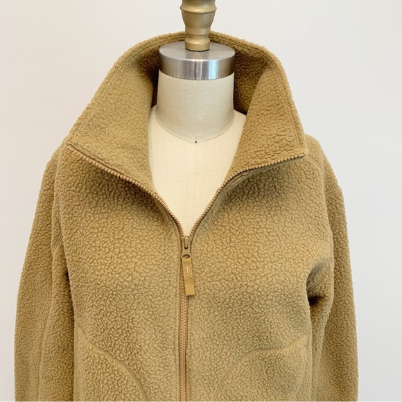 Everlane The Renew Teddy Bomber Ochre Small - Picture 4 of 14